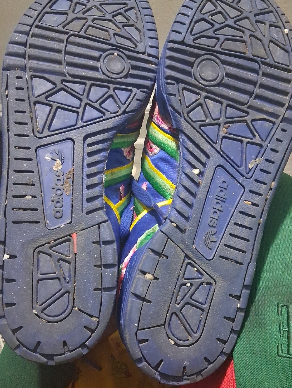 Chinese New Year Adidas Jeremy Scott High-Top Sneakers - Blue & Red - Picture 5 of 7